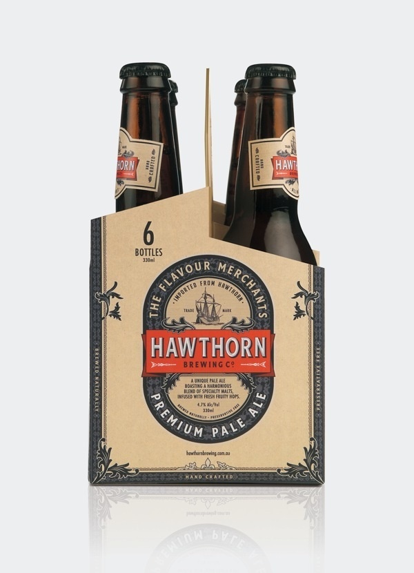 Hawthorn Brewing Co. #beer #branding #pale #packaging #drink #co #label #food #brewing #logo #ale #pilsner #hawthorn
