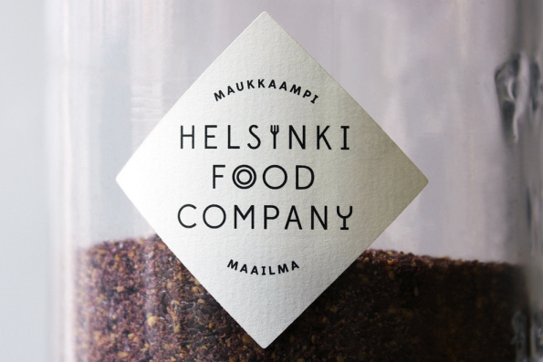 Helsinki Food Company #branding #culinary #packaging #print #design #label #brand #identity #logo #sticker #package #typography