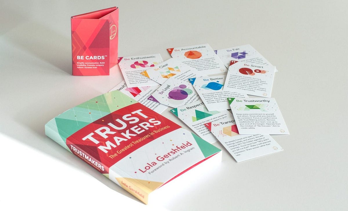 Be Cards & Trustmakers Book Cover Design