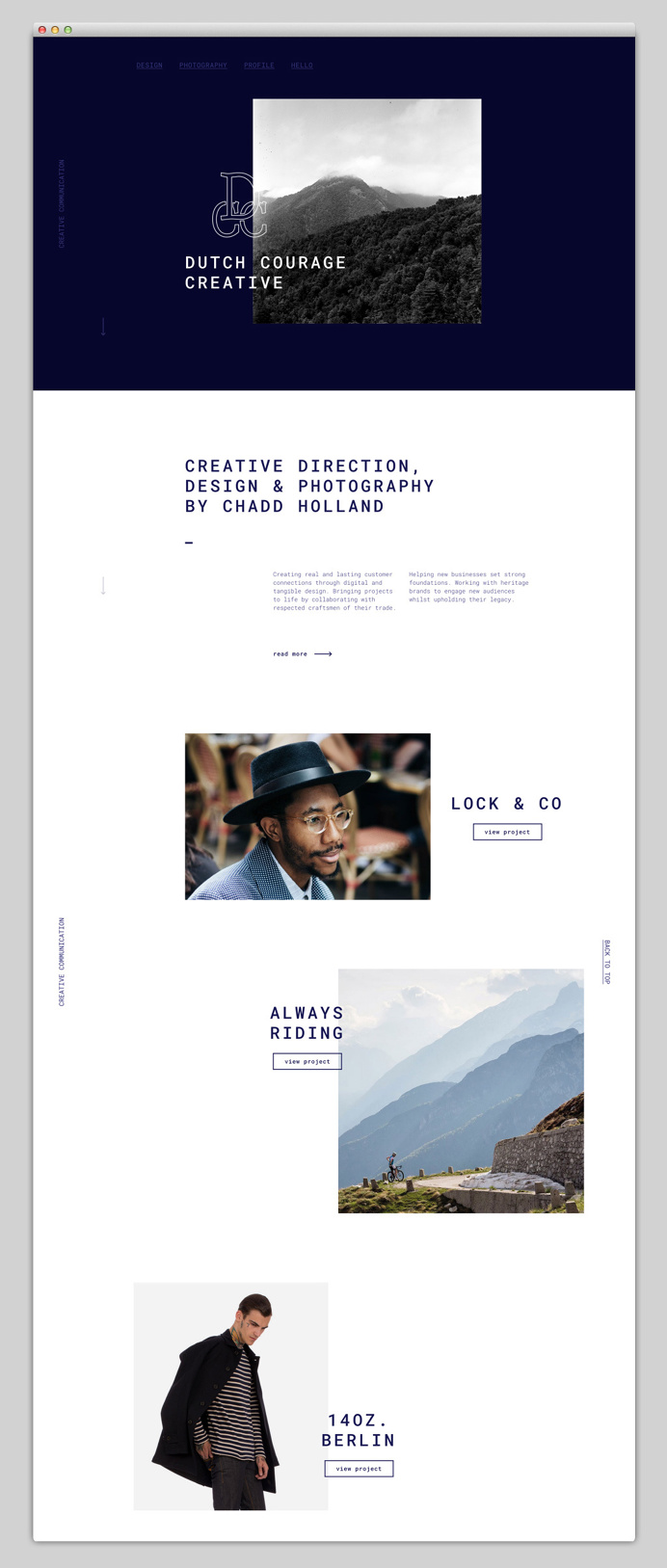 web design website hipster