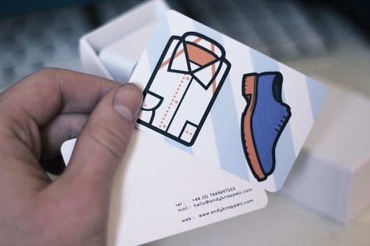 Business Card - Andy Knappett #card #illustration #business