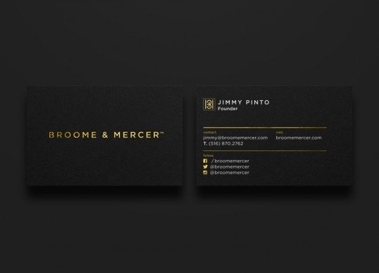 broome & mercer #card #business