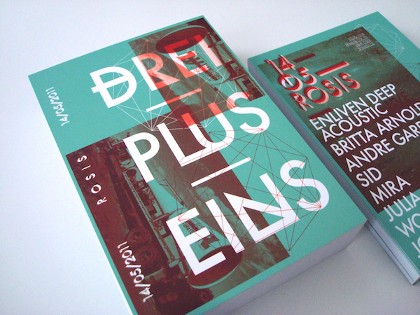 DREI PLUS EINS (flyer) on Behance #flyer