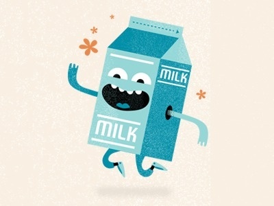 Milk #milk #illustration #character #desgin