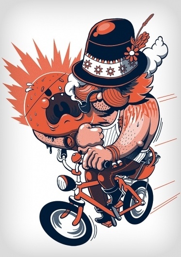 some Illustration 2010/11 on Behance #illustration #design #character #textures