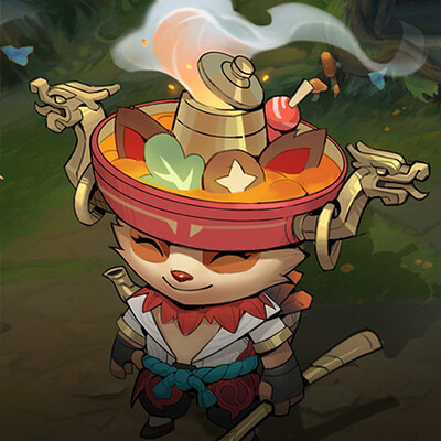 A mood board with oriental elements