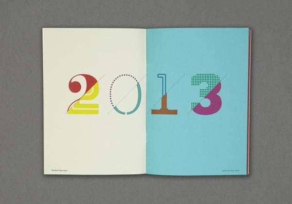 Fedrigoni Woodstock promotional calendar 2013 by The One Off #calender #2013 #design #graphic #woodstock #layout #fedrigoni