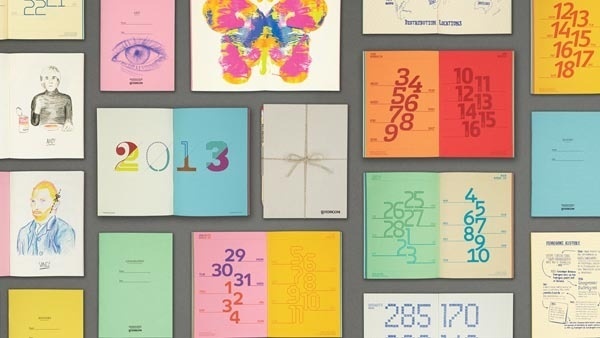 Fedrigoni Woodstock promotional calendar 2013 by The One Off #calender #2013 #design #graphic #woodstock #layout #fedrigoni