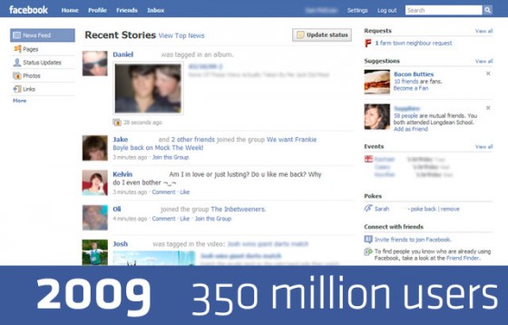 Facebook Design 2009