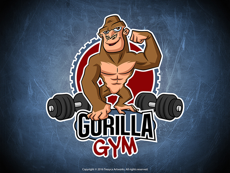 Mascot Logo for a gym
