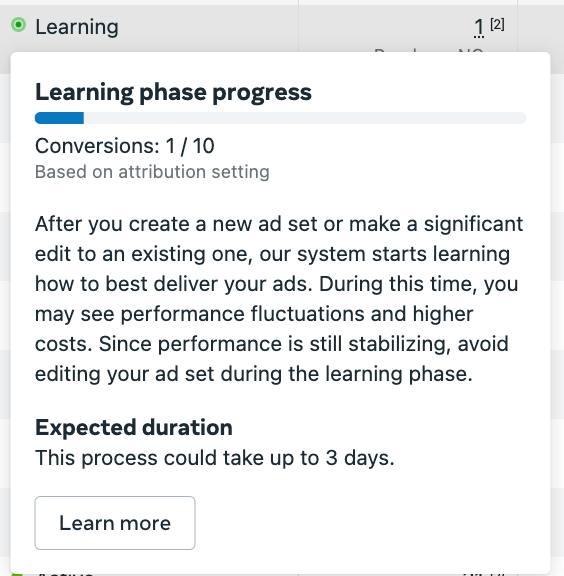 learning phase