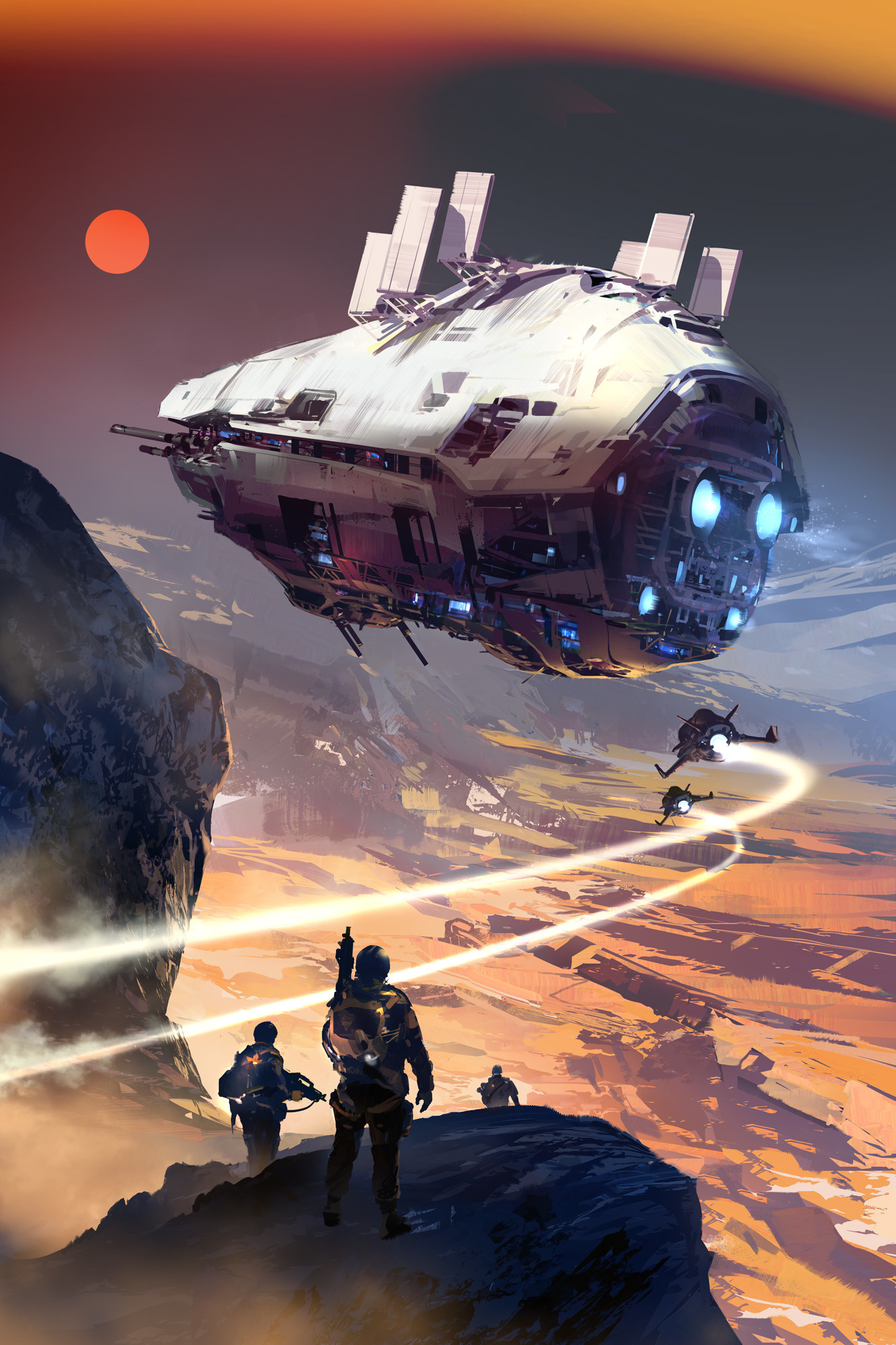 Icarus Corps - book cover by sparth .