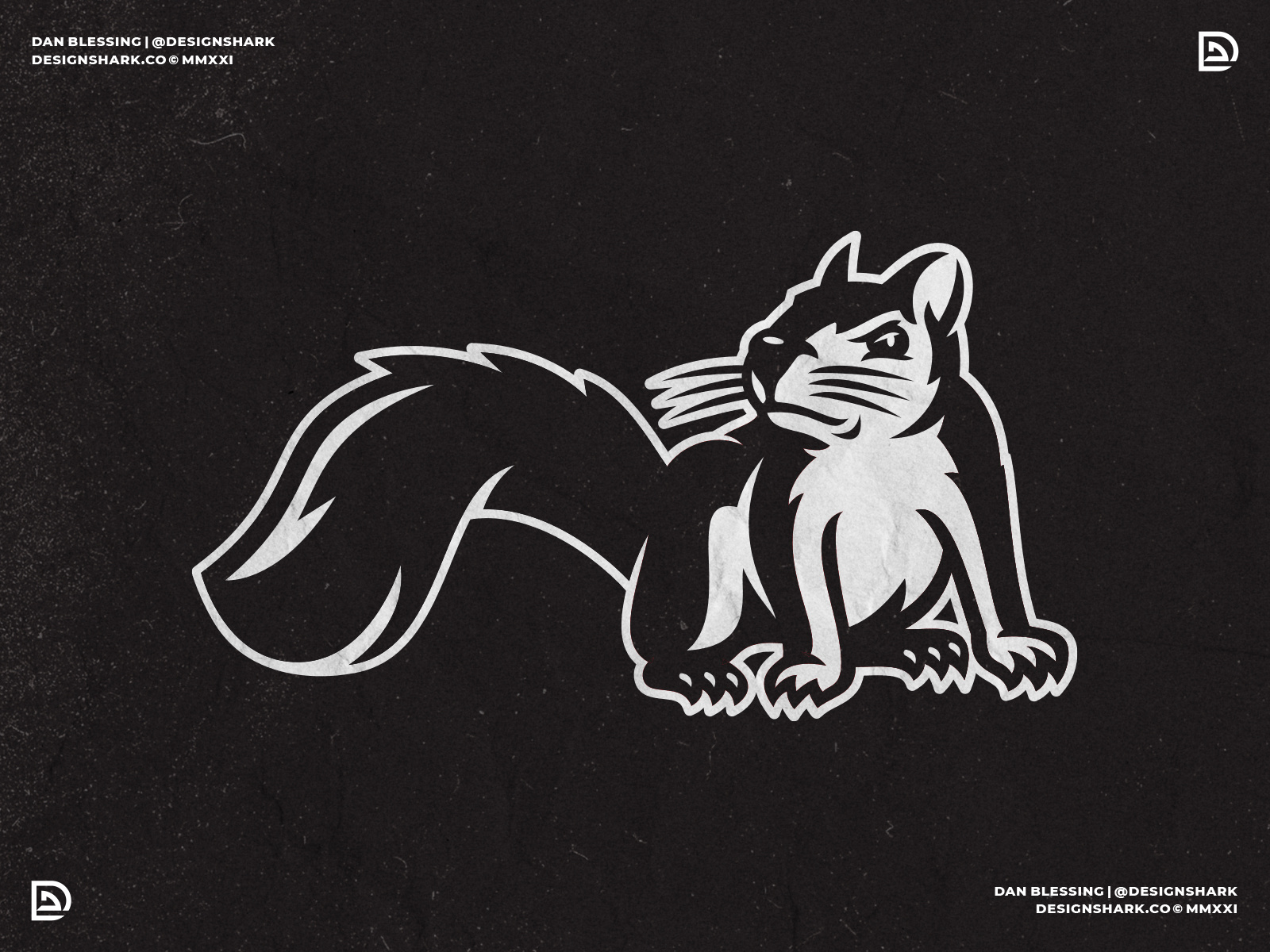 Squirrel Mascot Logo