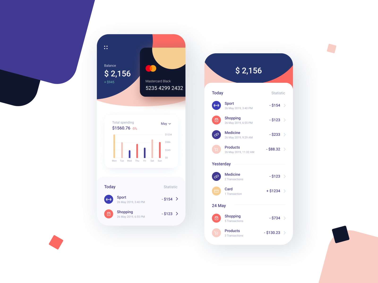 Banking App Design Inspiration