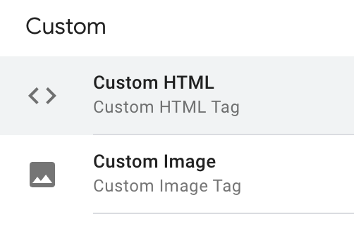 GTM Tags
