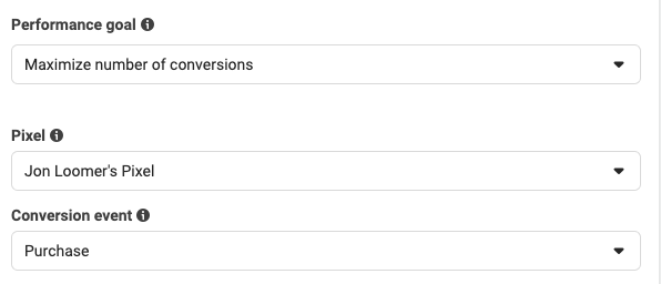 Purchase Conversion Event