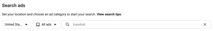 Meta Ad Library