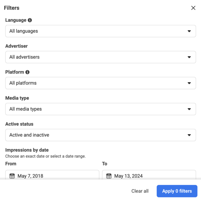 Meta Ad Library