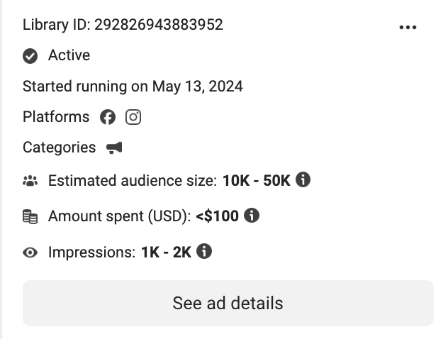 Meta Ad Library