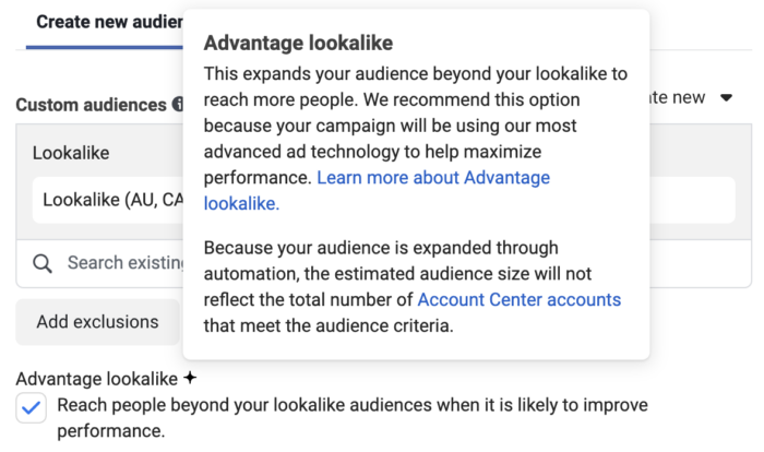 Advantage Lookalike