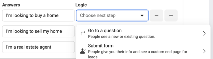 Conditional Logic