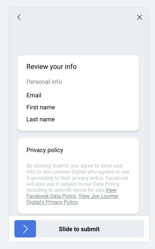 Instant Forms