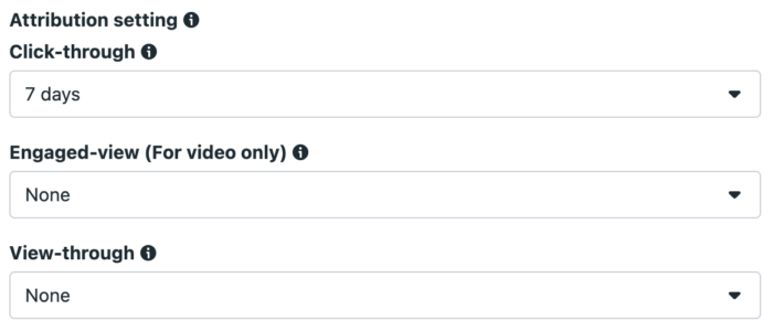 Attribution Setting