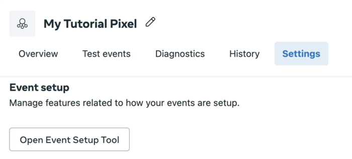 Event Setup Tool