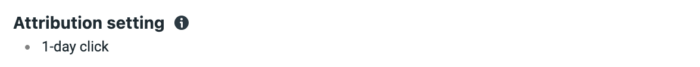Attribution Setting