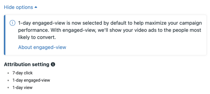 Attribution Setting
